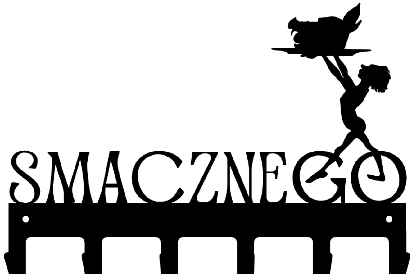 

Wieszak na ściereczki, ubrania i klucze Smacznego