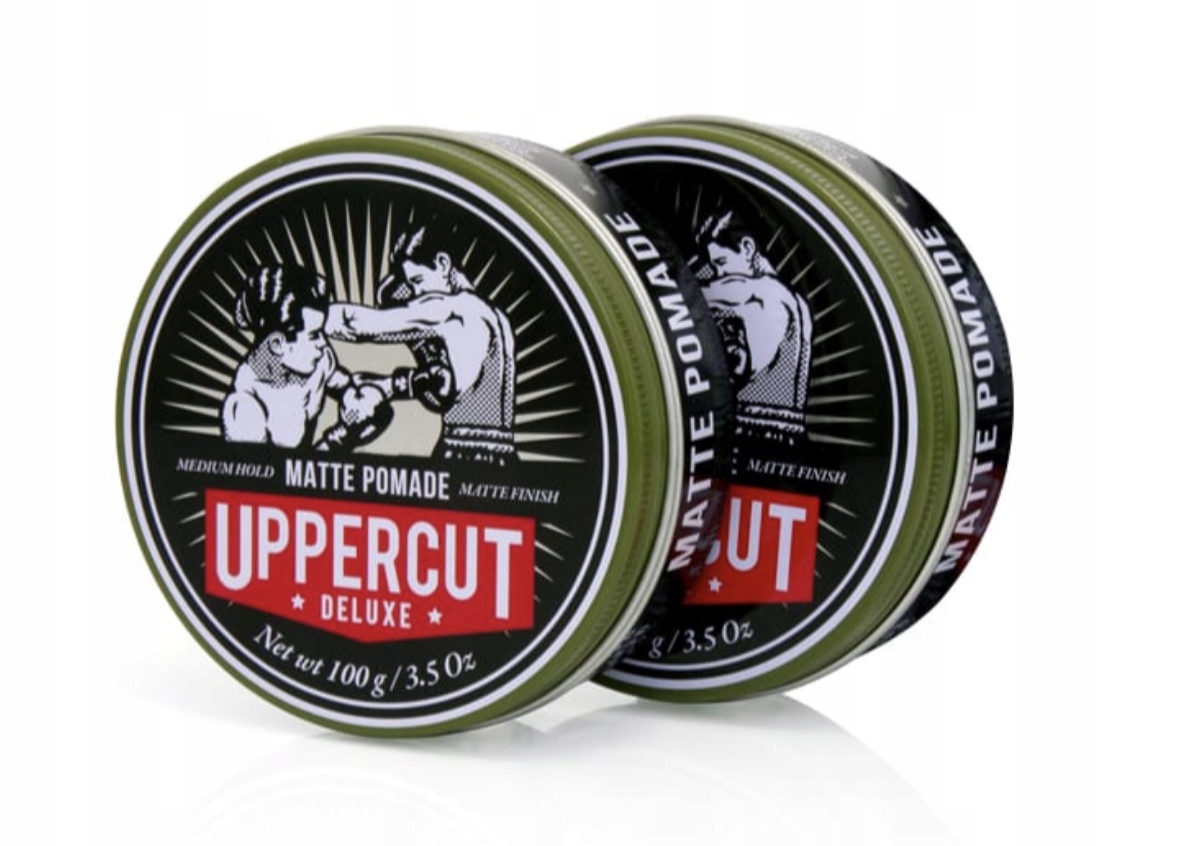 Uppercut Deluxe Matte Pomade Wodna pomada do włosów Zestaw 2 x 100g