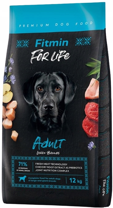 Fitmin Dog For Life Adult Large karma sucha Dla Psa dla psów dorosłych 12kg
