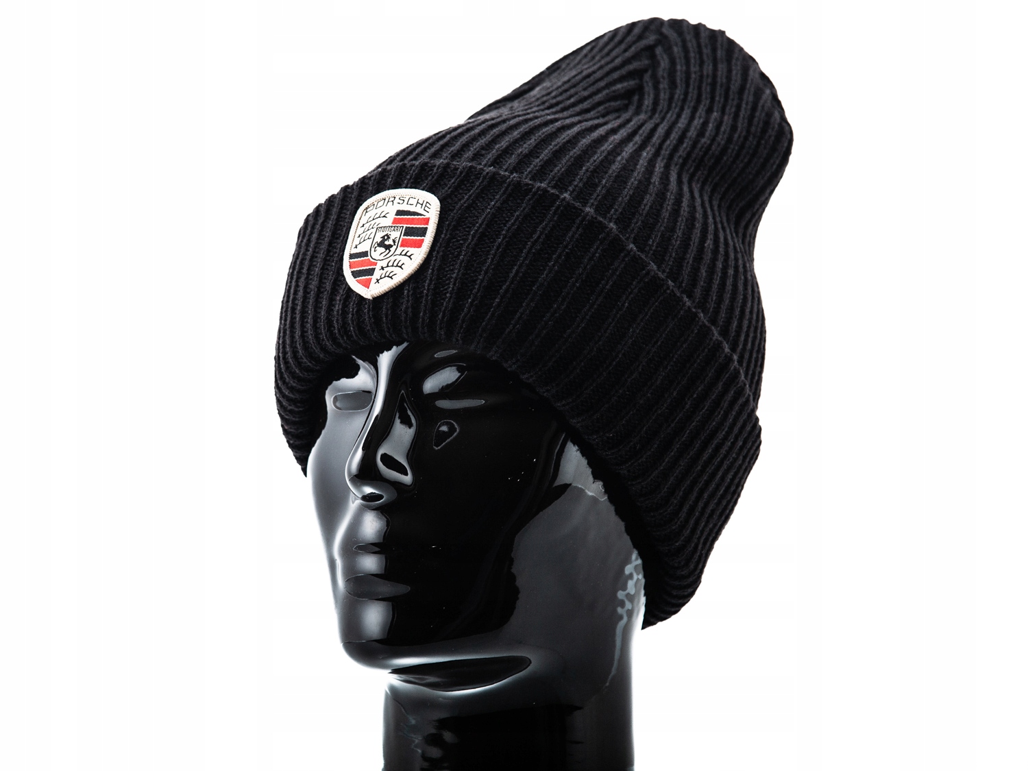 Ciepła czapka Porsche czarna