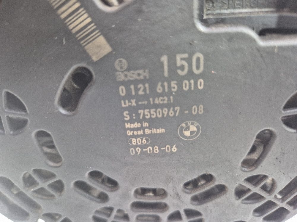 BMW 5 E60 E61 525i 2.5 alternatore 7550967 N52B25AE