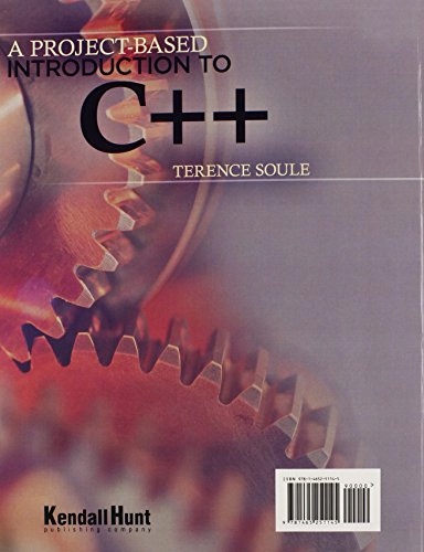 Terence Soule (author) A Project-Based Introduction to C++ Język publikacji angielski