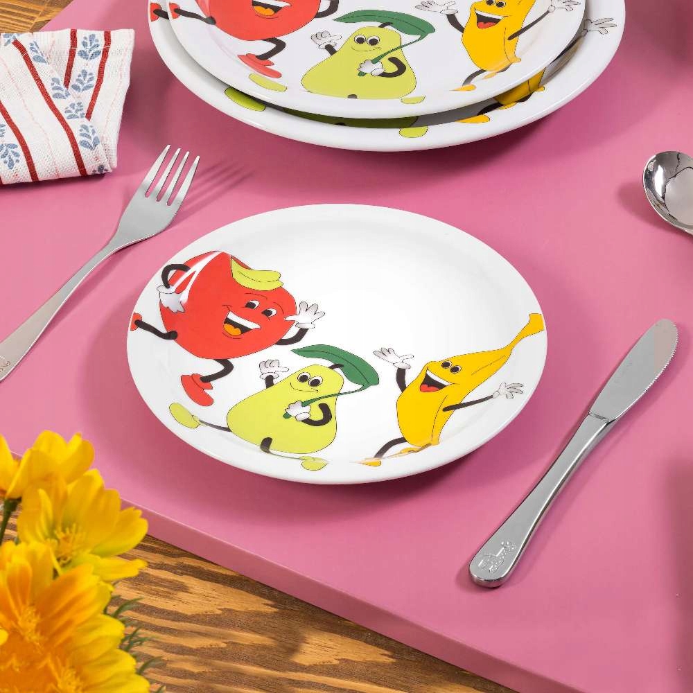 TALERZ PŁYTKI PORCELANOWY 6 SZT KIDS MODERMO MP052 Kod producenta MP052