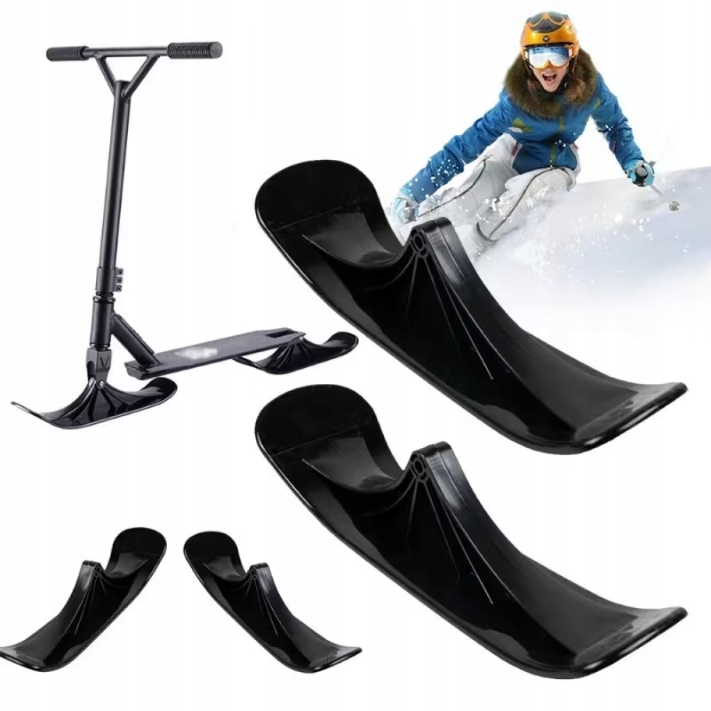 Płozy śniegowe do hulajnogi 2 szt. Hulajnoga Śnieżna, Skuter Śnieżny, Mocne