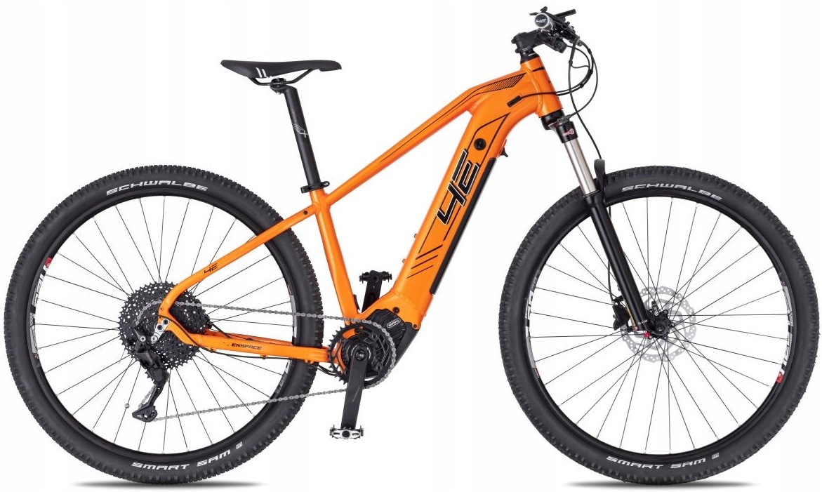 Rower Elektryczny Górski Mtb Męski Damski 4EVER Orange Bafang Deore 29" 4E