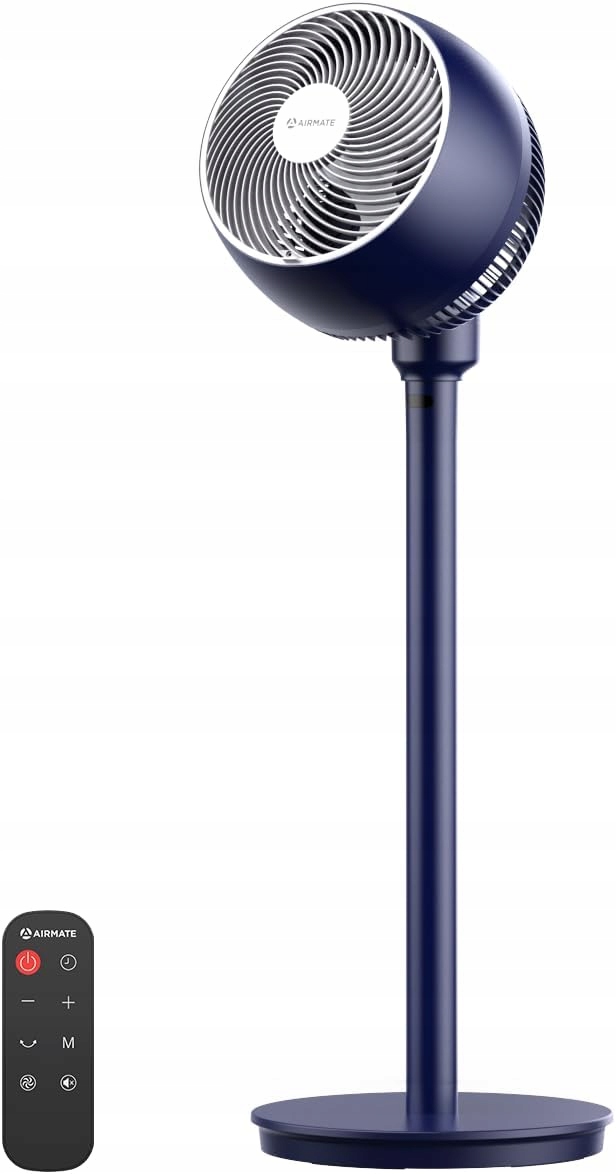 Airmate Stojací Ventilátor Podlahový Tichý 25 dB Nastaviteľný Silný