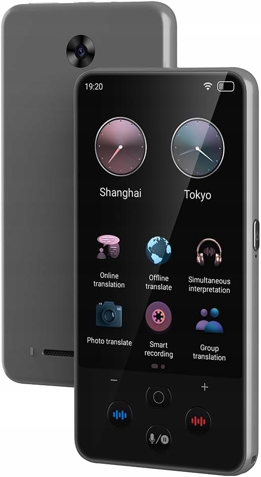 Tłumacz języków Translator do tłumaczenia głosu 138 języków WiFi Bluetooth