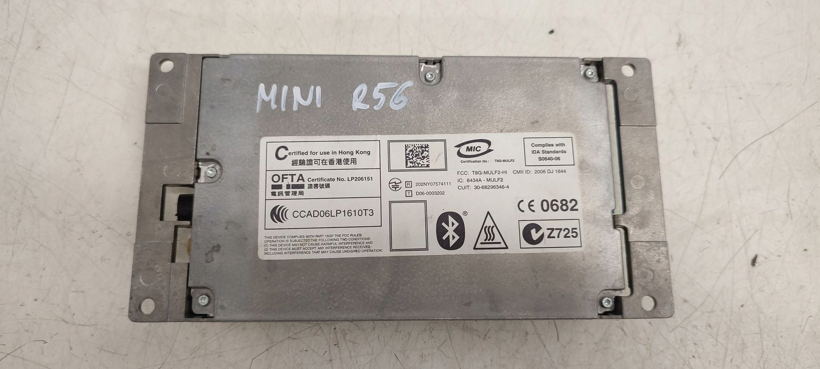 modulo bluetooth Mini R56 R57 Cabrio One 1,6