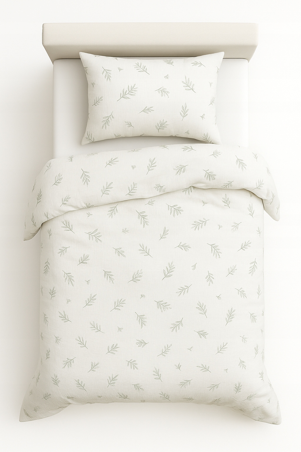 Mušelínové povlečení 140x200 povlak 70x90 Olivy bavlněný komplet Matex