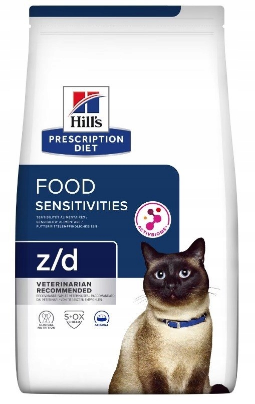 Levně Hill's Prescription Diet Feline Food Sensitivities Z/d suché krmivo pro kočky