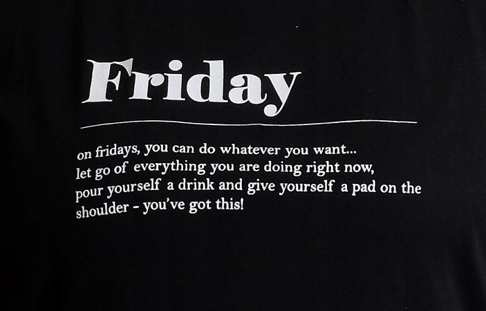 ZIZZI BLUZKA T-SHIRT NAPISY CZARNA 148A 50 Rozmiar 50