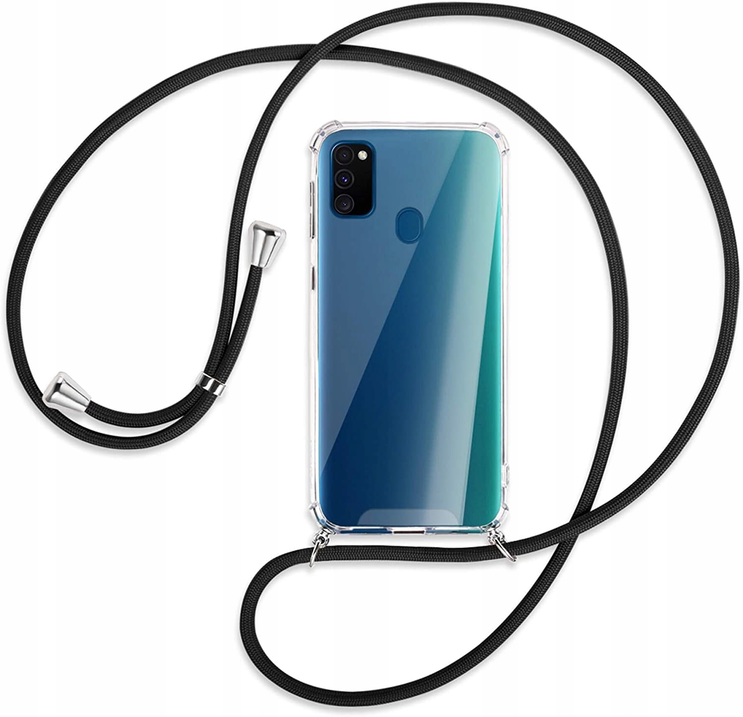 

Etui Case Smycz Pasek do Samsung Galaxy M21 +szkło