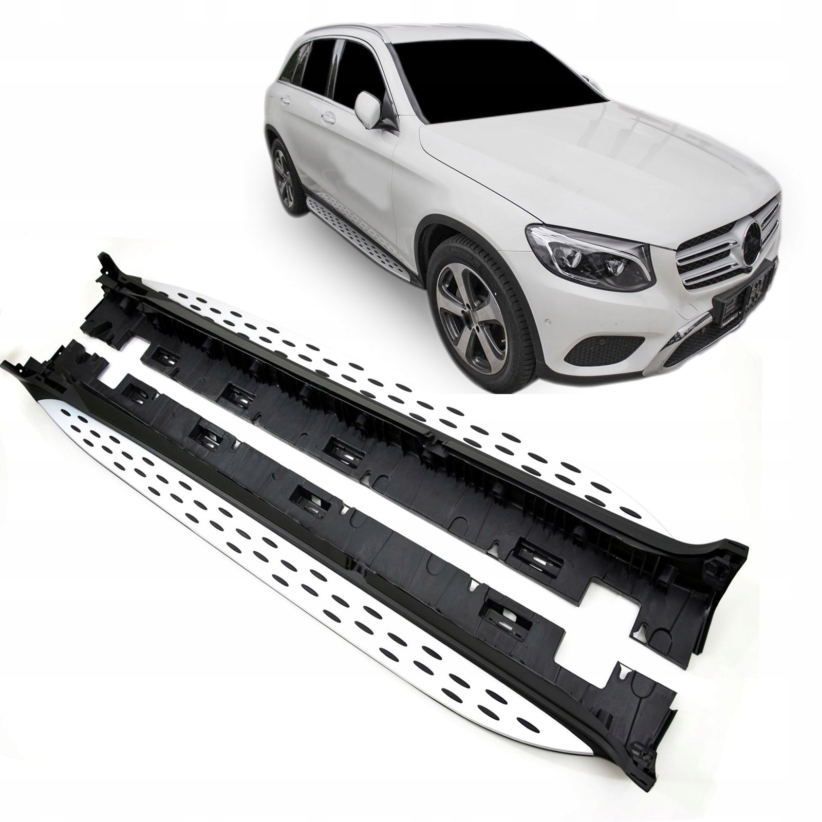 PROGI MERCEDES GLC X253 2015-2022 STOPNIE BOCZNE