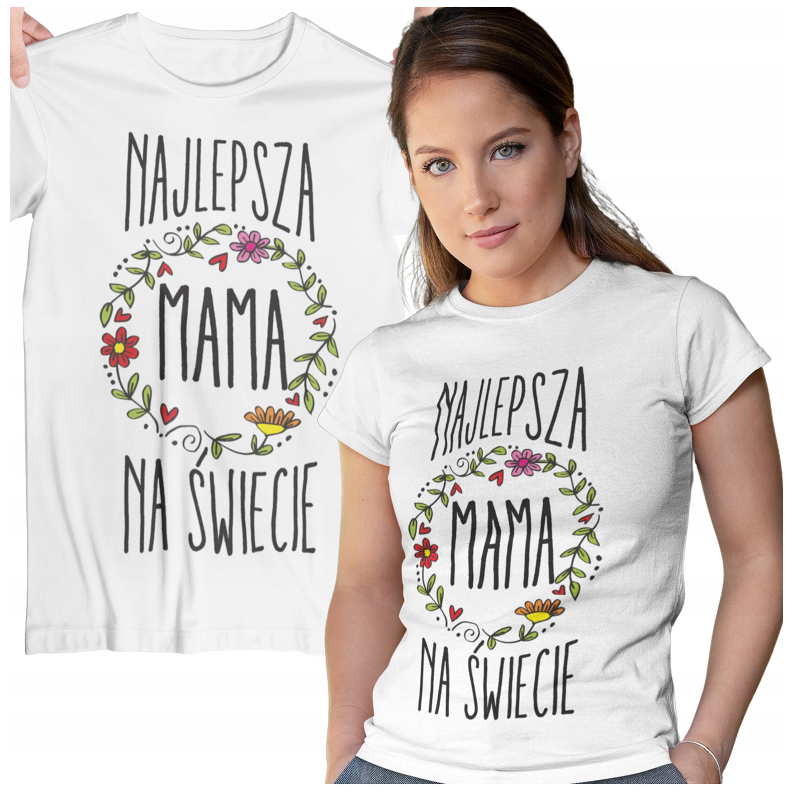 

Koszulka Dla Mamy Kobiecy Wzór Na Dzień Matki