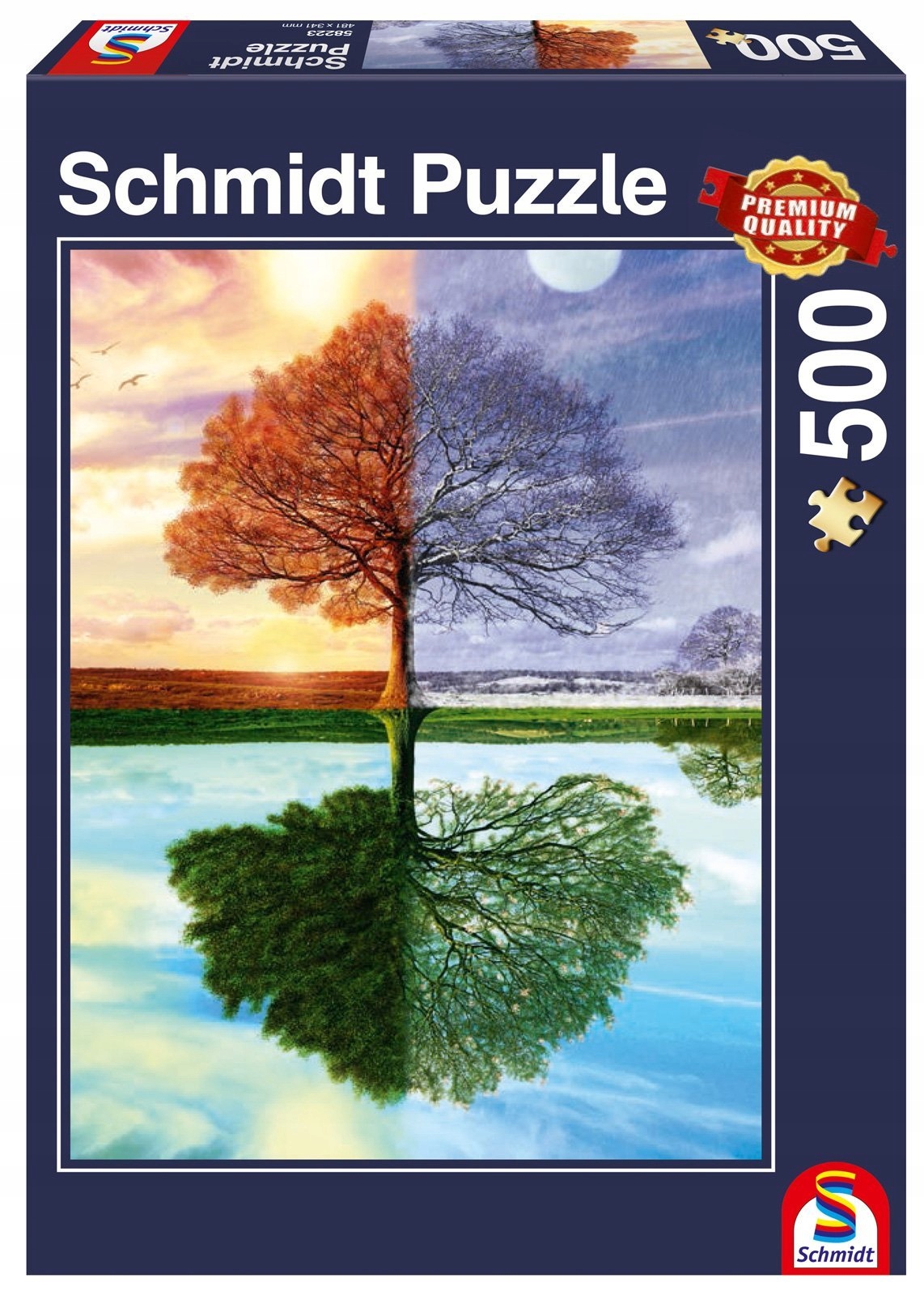

Pq Puzzle 500 el Jedno drzewo cztery pory roku