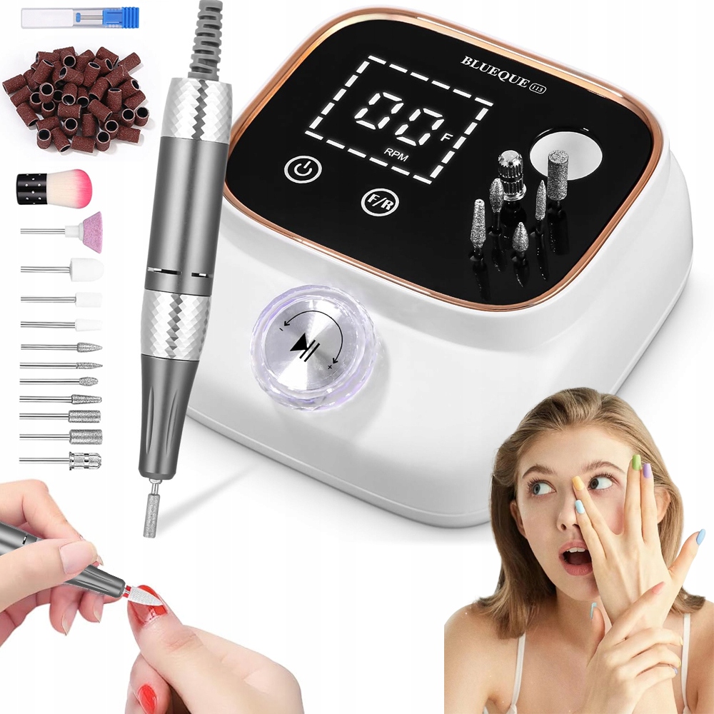 Bruska Na Nehty Bezdrátová Se Stanicí Manikúra Pedikúra Sada