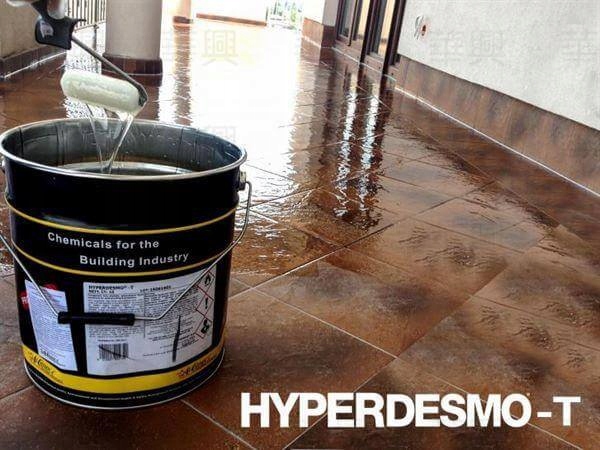żywica Hyperdesmo-T połysk naprawa balkonu bez zrywania płytek gresowych