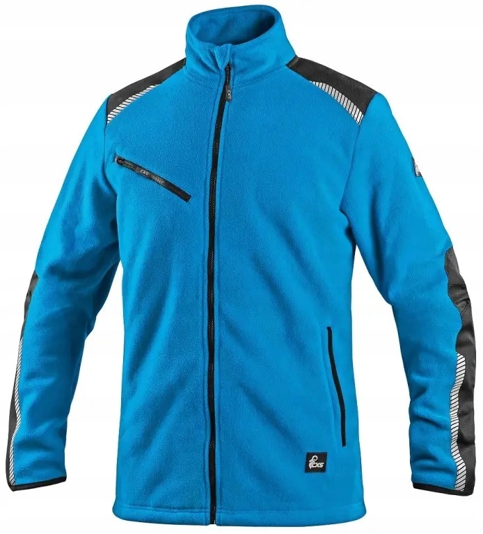 Ochranná fleecová bunda Cxs Solis Polar Mikina reflexní, eko velikost L