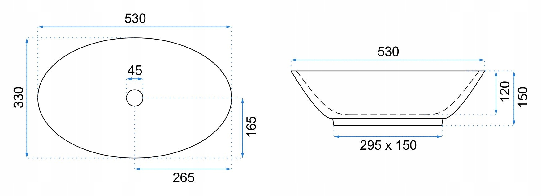 Misa WC Carlo Rimless + Umywalka Pamela + Czarna Bateria Lungo + Korek Rea Informacje dodatkowe bez kołnierza