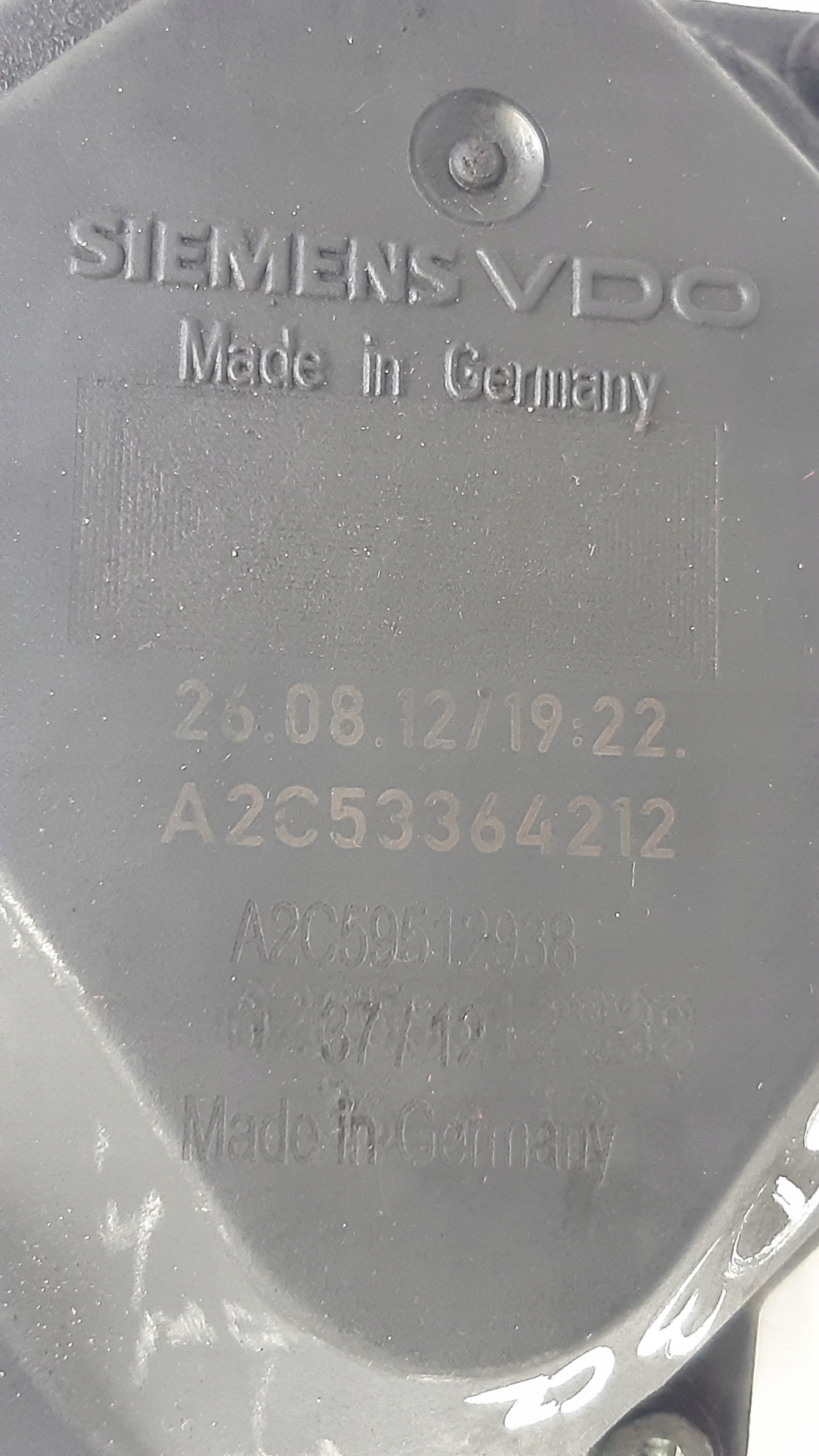 Valvola a farfalla A2C53364212 Audi A8 D3