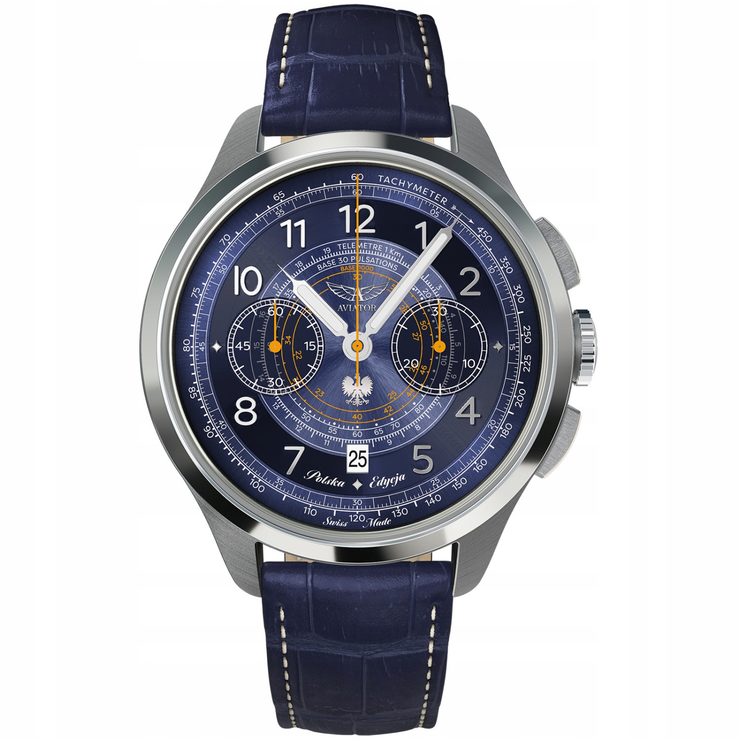 Pánské Hodinky Aviator V.4.40.0.352.4 Pl modré