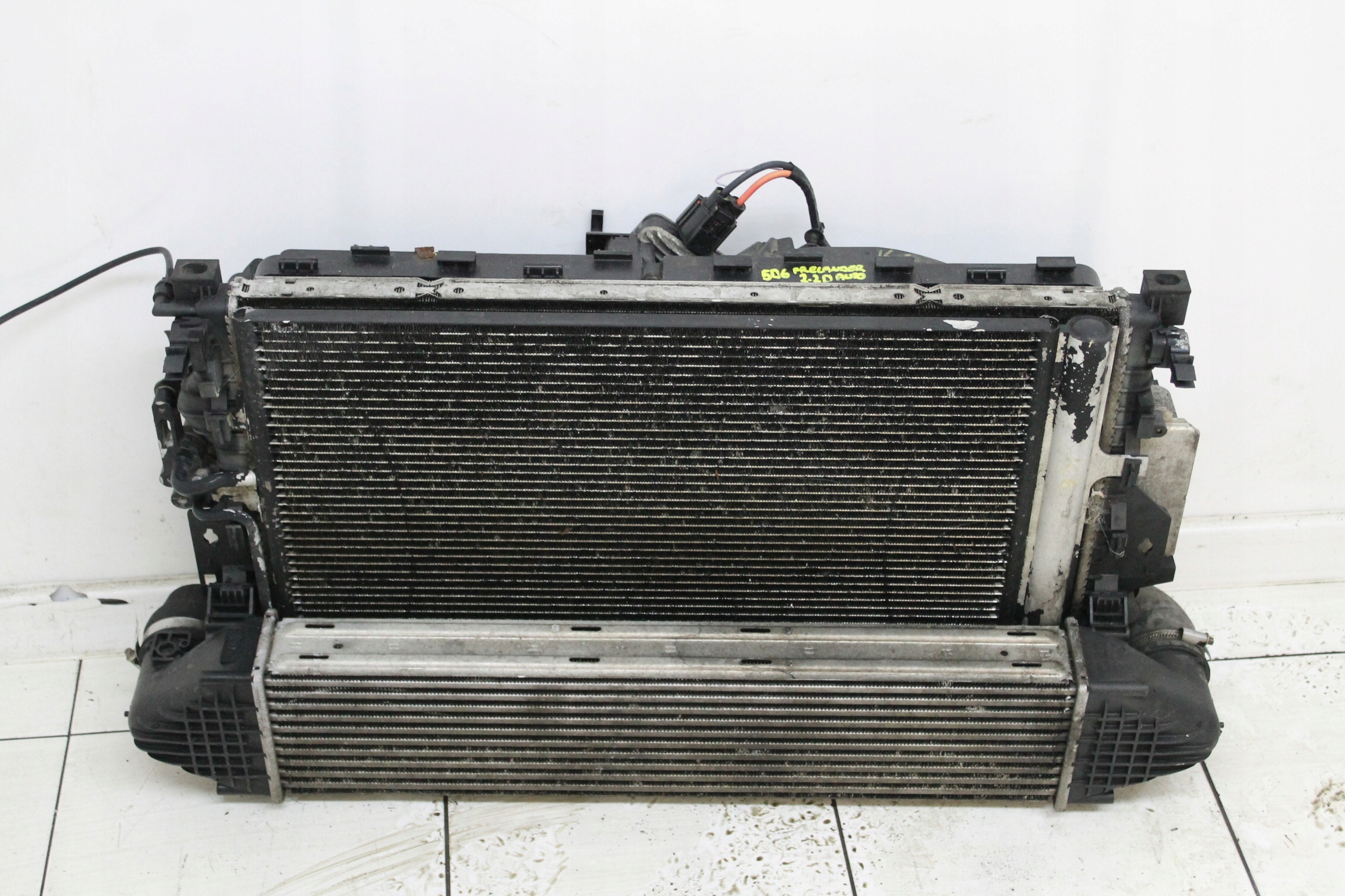 KOMPLET CHŁODNIC WENTYLATORY LAND ROVER FREELANDER II 06- 2.2 D AUTOMAT