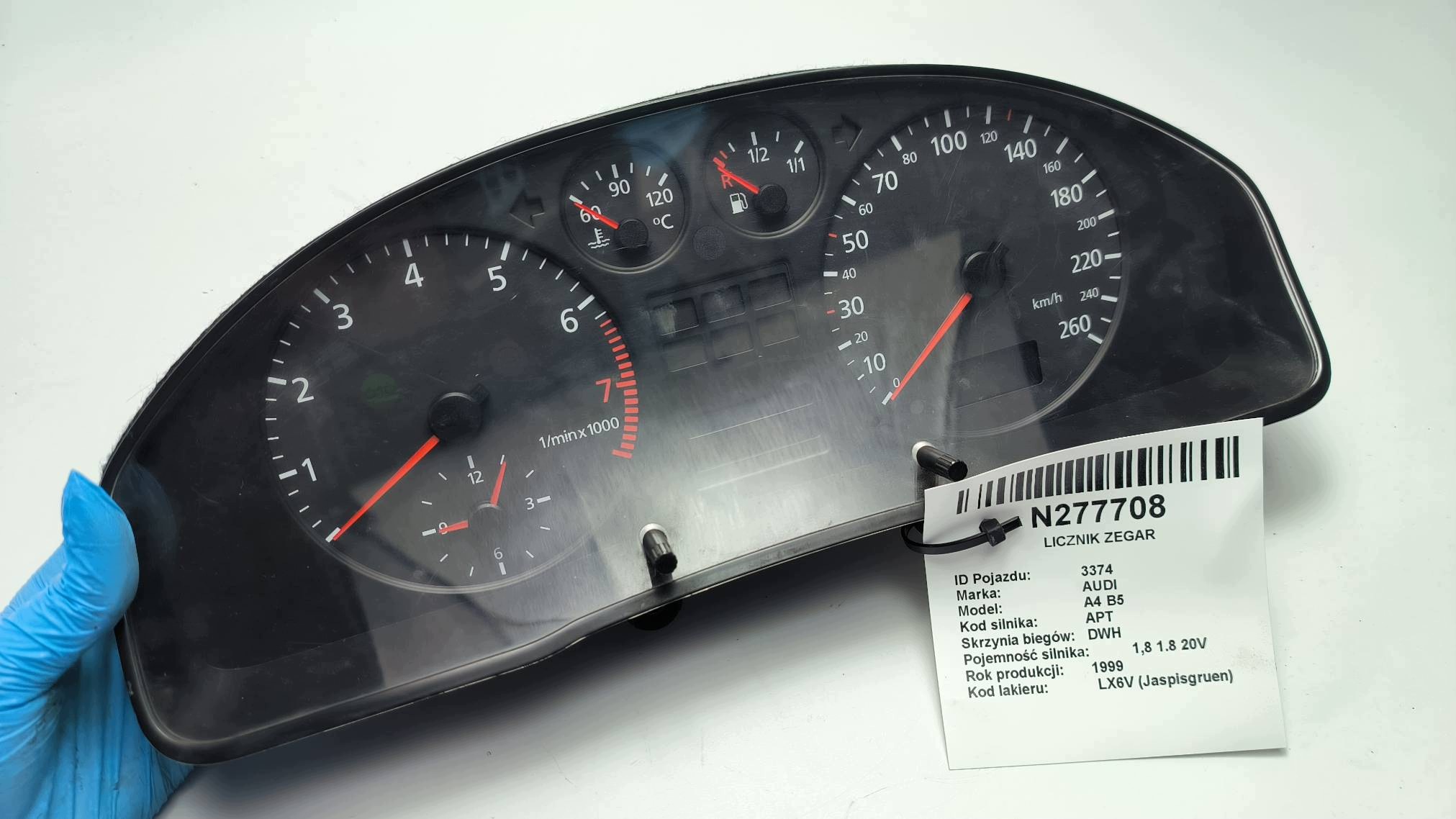dials clock EU 8D0919861H AUDI A4 B5