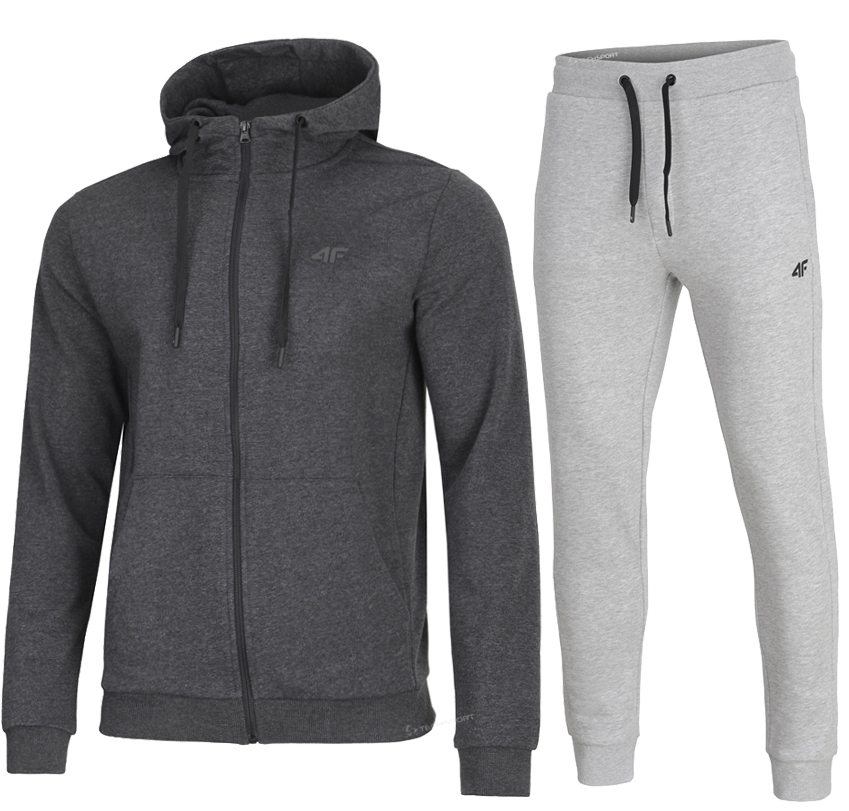 

4F Męski Dres Bawełna Komplet Bluza Spodnie L
