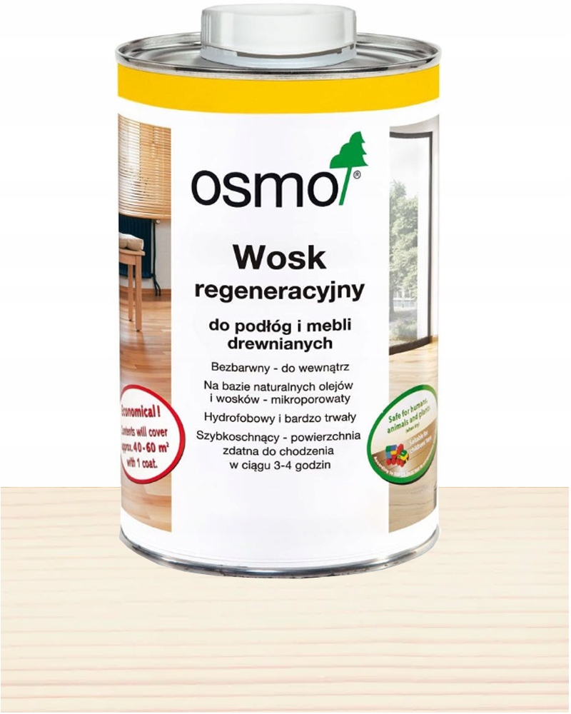 Osmo Regeneračný vosk Maintenance Oil Biely Transparentný 3440 2,5L