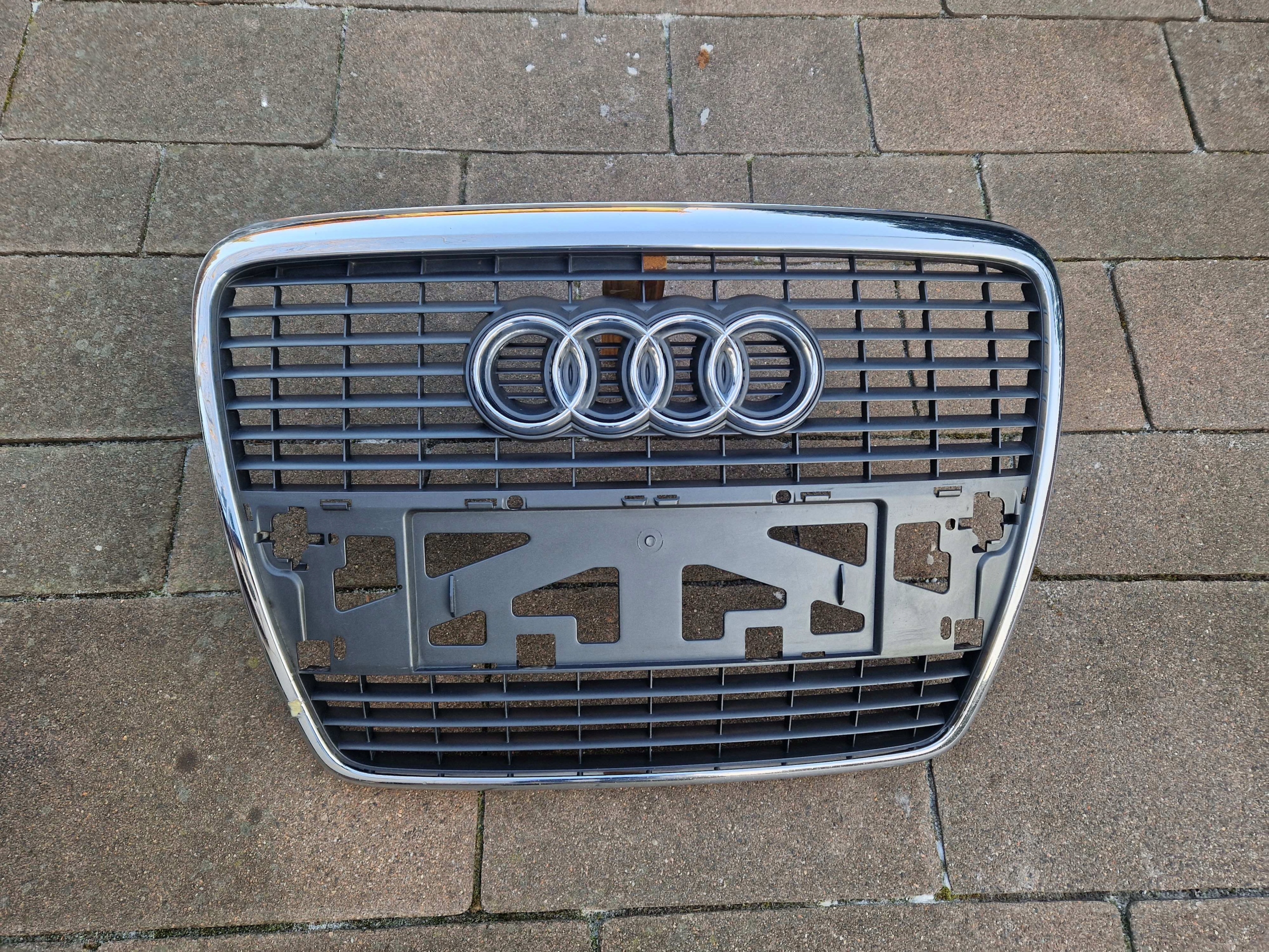 AUDI A6 C6 РЕШЁТКА ПЕРЕДНЯЯ CHROMf0853651 04-2008