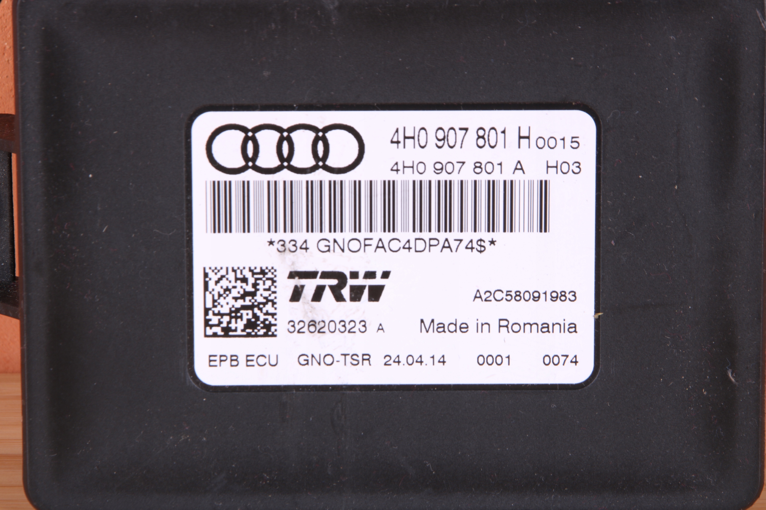 AUDI A6 C7 A8 D4 module control unit electric brake 4H0907801H