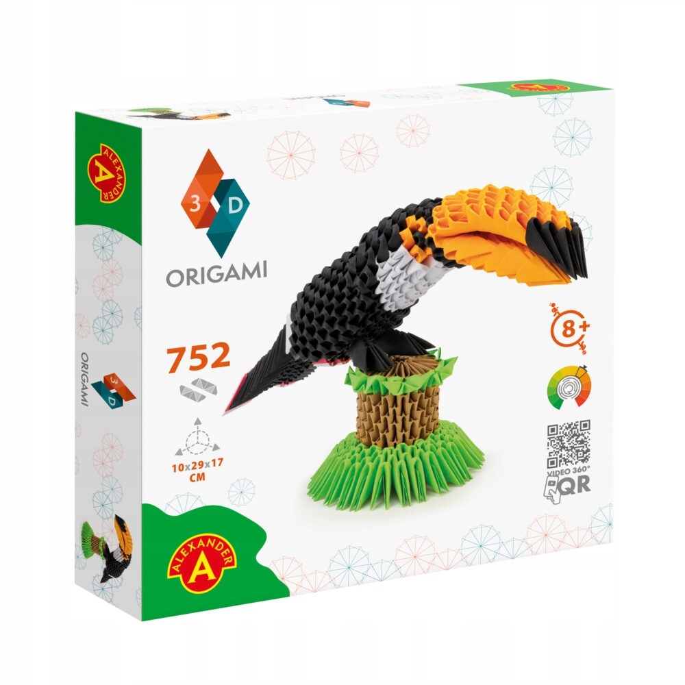 

Origami 3D Tukan (25583)