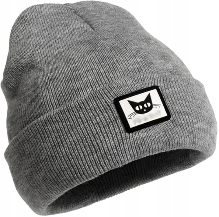 

Zimowa jesienna Czapka ciepła kot damska beanie
