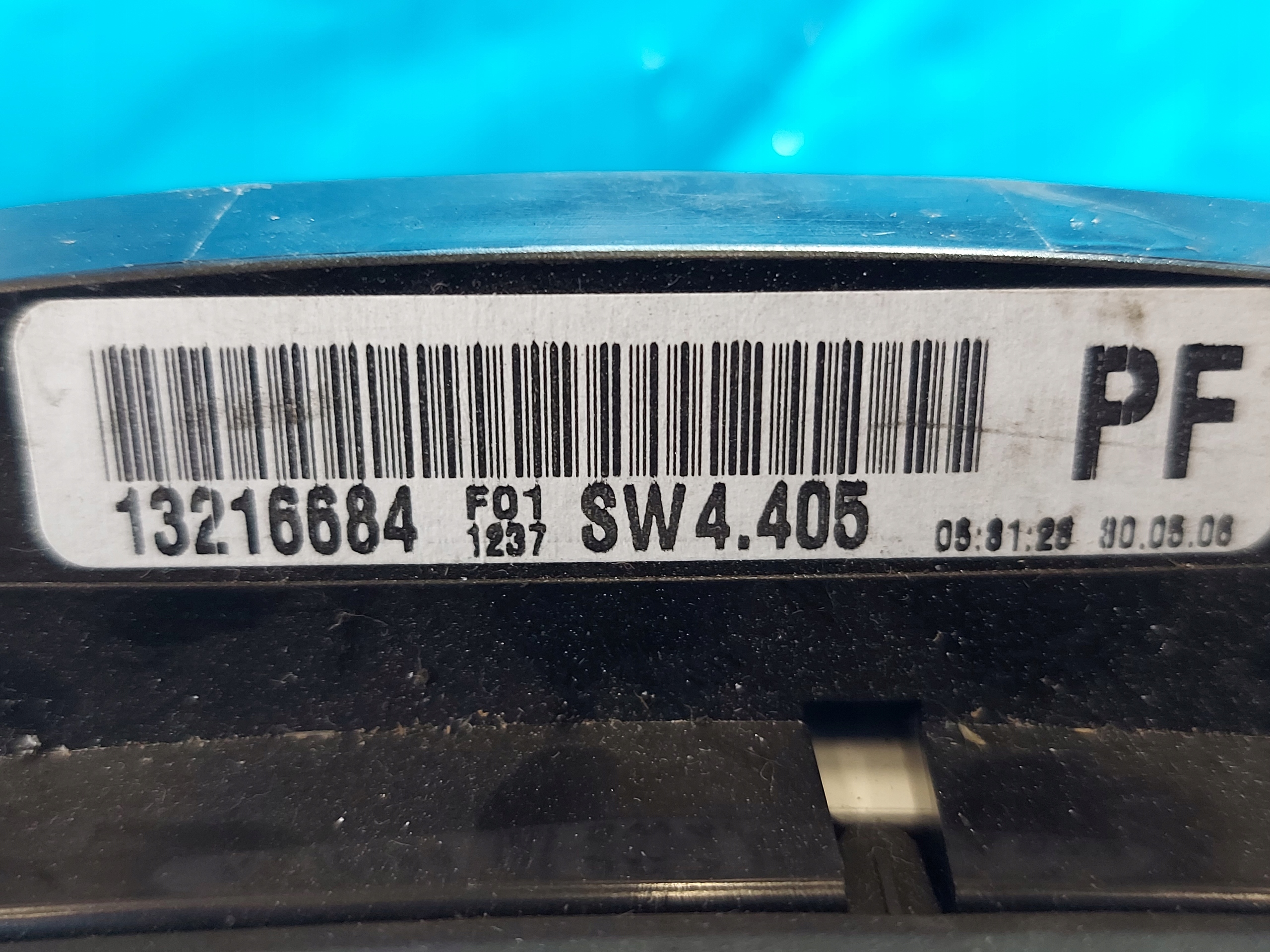 dials clock ZAFIRA B 1.9 CDTI 13216684