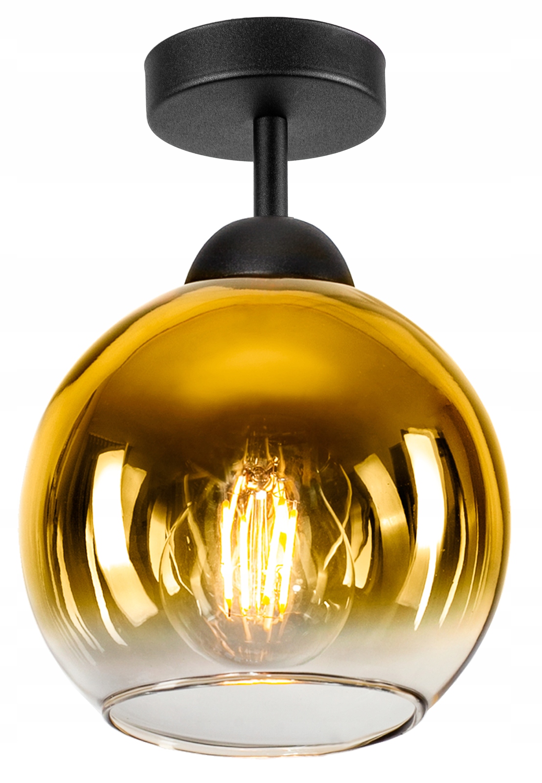 

Szklana Lampa Wisząca Sufitowa Żyrandol Kule Led