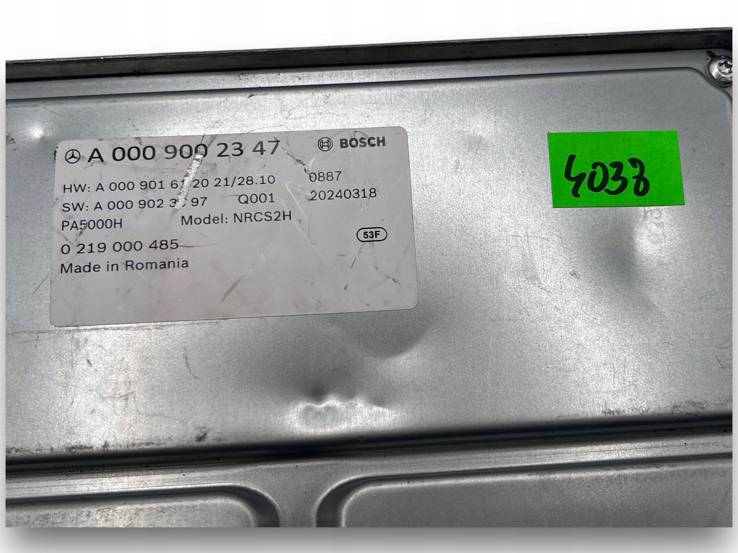 MERCEDES W177 control unit KAMER 0009002347 $J