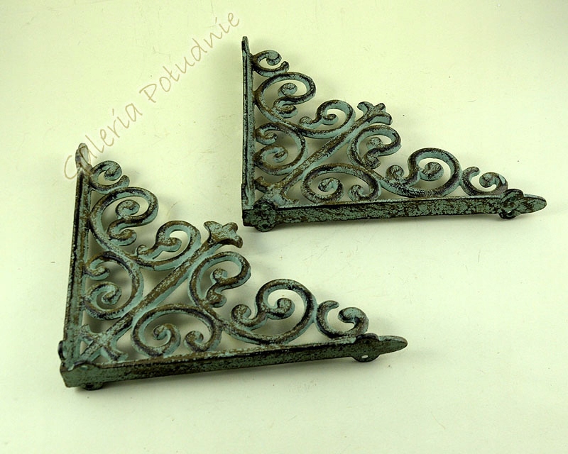 Podpórki pod półkę - żeliwne wsporniki