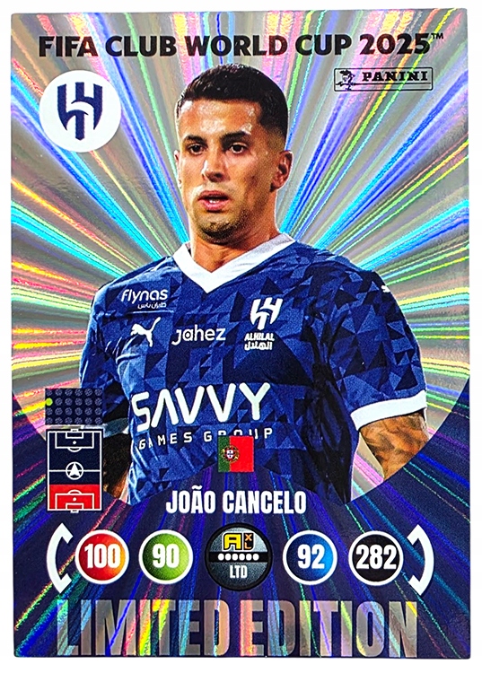 Karty Piłkarskie Panini 2025 Club World Cup 25 Limited Joao Cancelo
