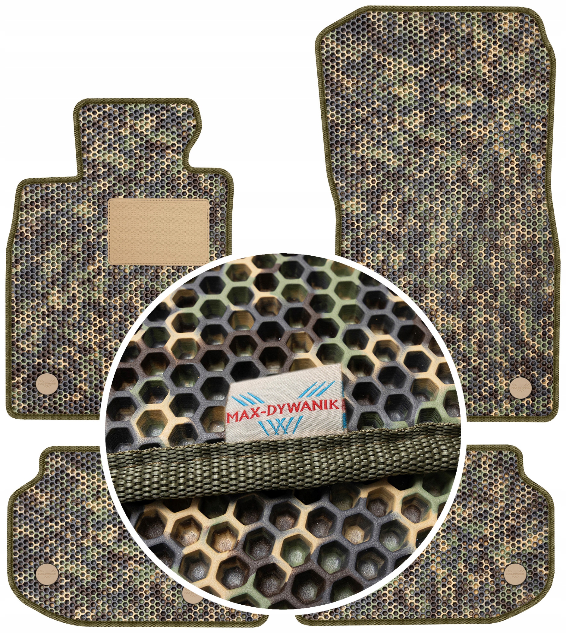 Bmw 5 F10 F11 2010-2013 Gumové rohože do auta Eva Moro