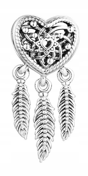 

Charms Łapacz Snów Serce 925 zawieszka koralik