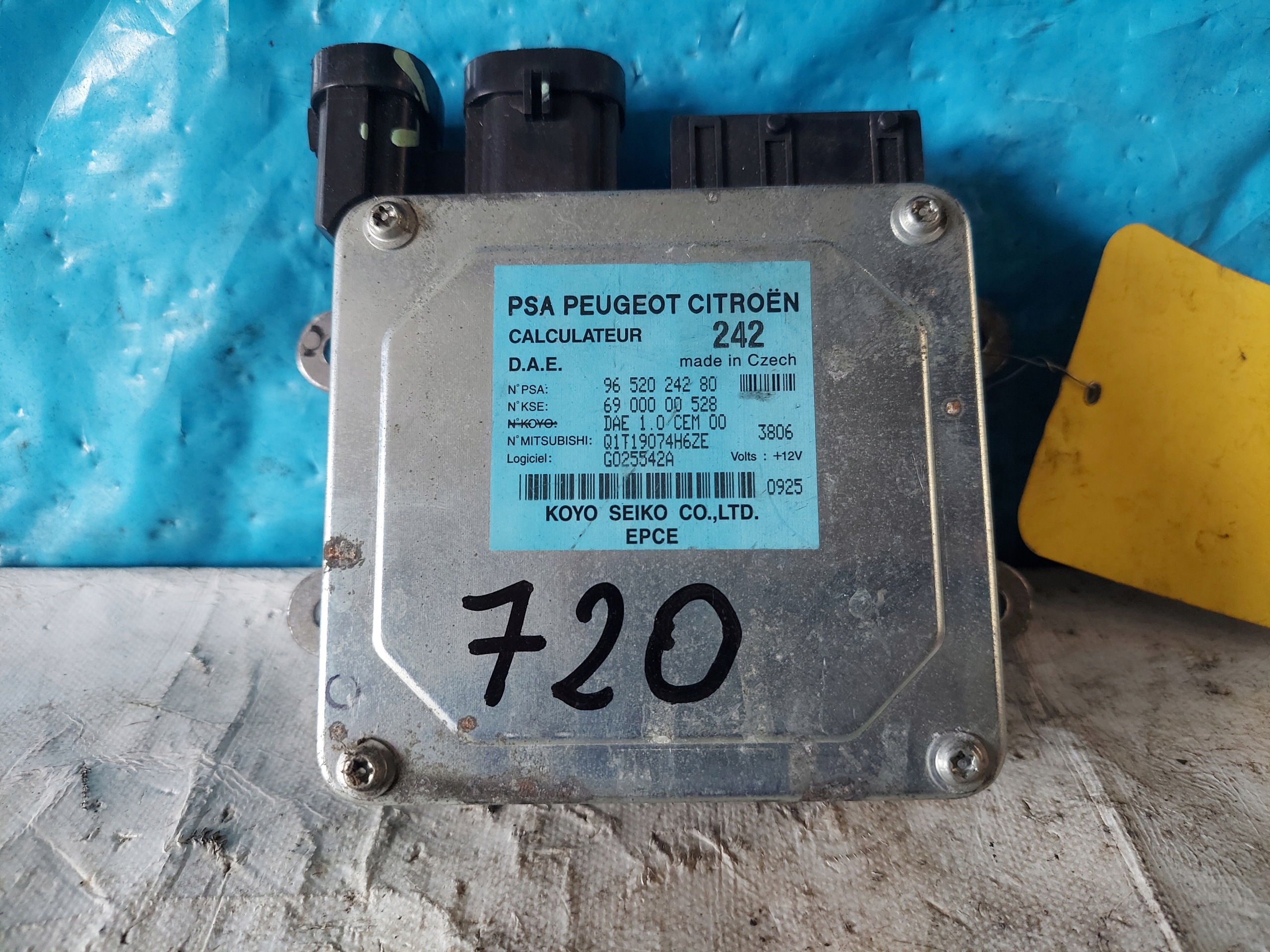 CITROEN C2 1.6 VTR 9652024280 Module Direction assistée