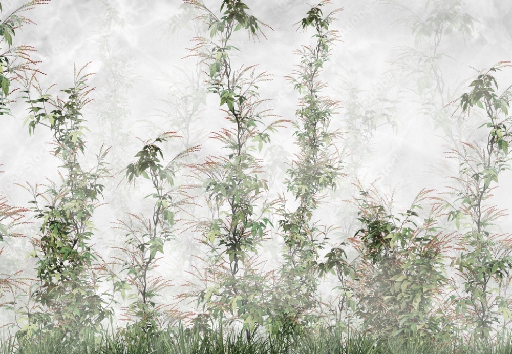 FOTOTAPETA MAGICZNY LAS DRZEWA MALOWANE Marka FotoDream