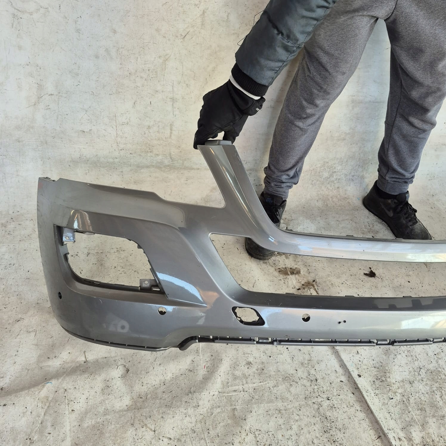 MERCEDES ML W164 LIFT 08- bumper front front PDC A1648857225