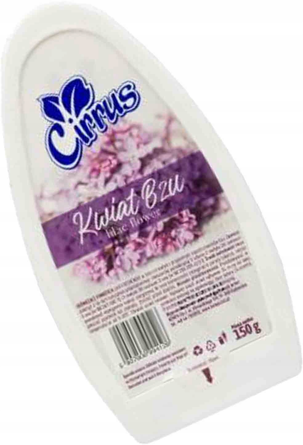 

Cirrus Odświeżacz Żel 150 g Kwiat Bzu