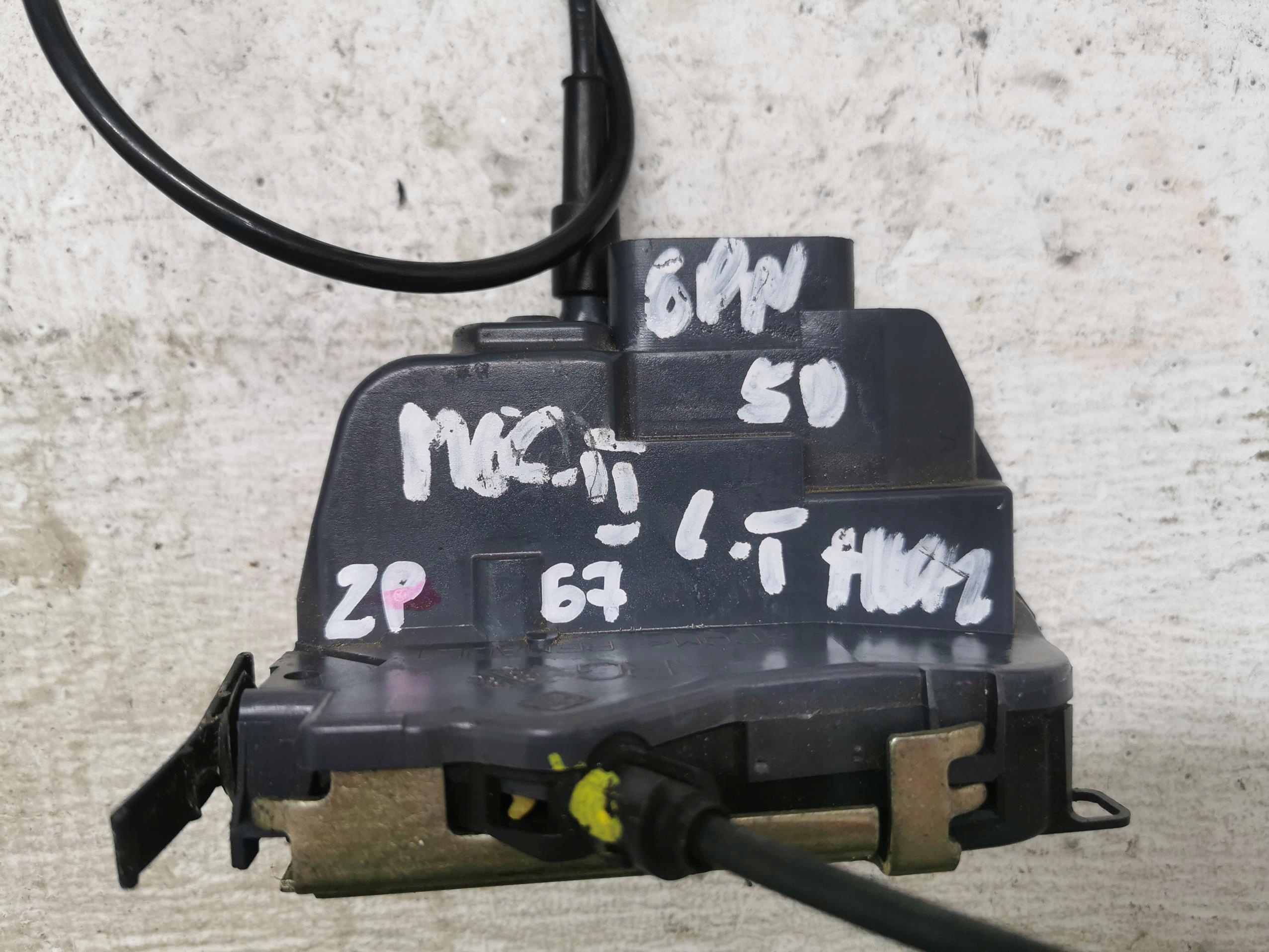 lock door left rear part RENAULT MEGANE II 6 PIN
