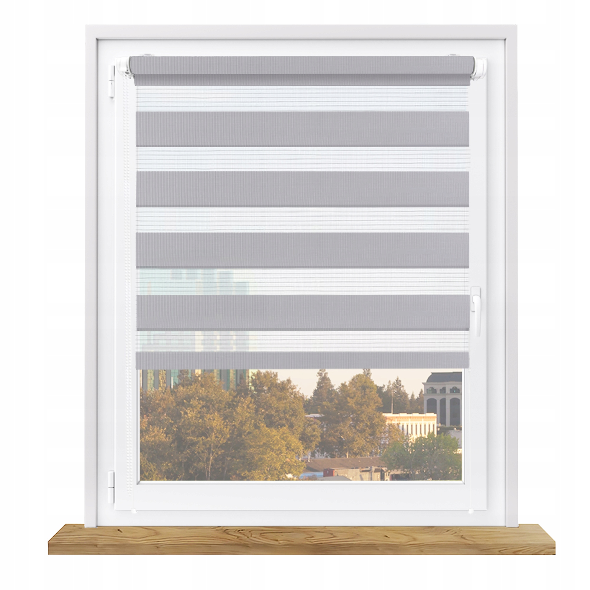 Roleta den a noc 107x150 na míru bez zatloukání Hotová – bez kroucení