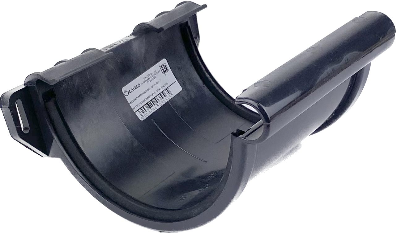 

Łącznik pcv rynny dachowej 130mm Galeco Pvc grafit