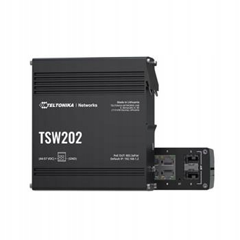 Teltonika PoE+ L2 Managed Switch 8 10/100/1000, 2x Sfp TSW202