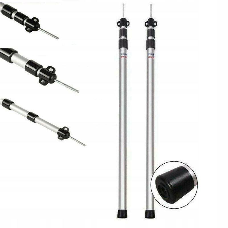 DRĄŻKI DO PLANDEKI, ZESTAW 4 SZTUK, ALUMINIOWE DRĄŻKI NAMIOTOWE DO PLANDEKI Liczba pałąków 4