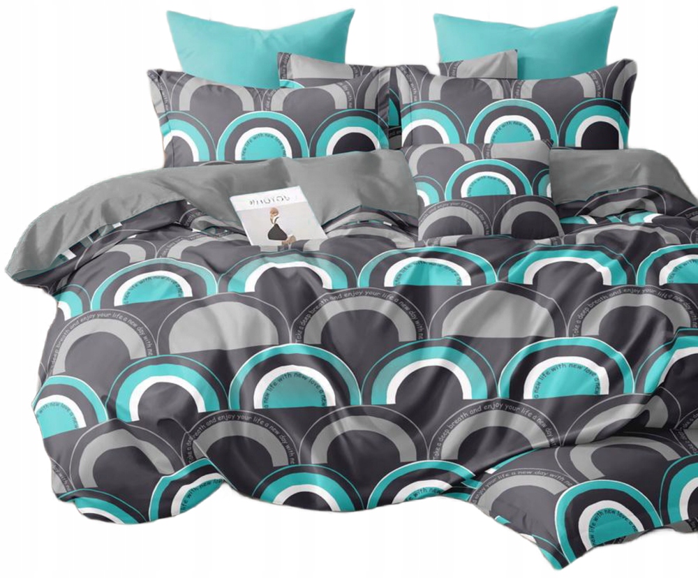 KOMPLET POŚCIEL BAWEŁNIANA 160x200 +2 POSZEWKI + PRZEŚCIERADŁO DUŻO WZORÓW